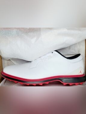 Air Jordan ADG 5 Golf Shoes White/Black/Varsity Sz 11 Men NIB